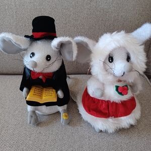 Vinrage GEMMY, Christmas Singing Mice